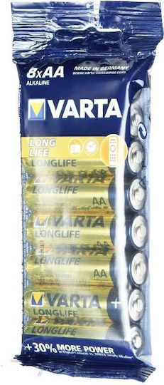 Varta LongLife Alkaline Batterien AA 1.5V 8Stück
