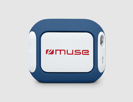 Muse Ηχείο Bluetooth 5W με Διάρκεια Μπαταρίας έως 5 ώρες Μπλε M-360BR