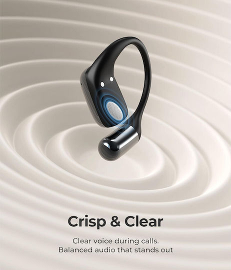 Conductie Osoasa Bluetooth Handsfree Căști cu Rezistență la Transpirație Negru