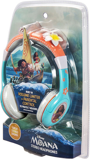 eKids Vaiana (Moana) Ενσύρματα Παιδικά Over Ear Ακουστικά Πολύχρωμα