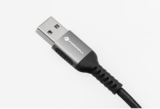 Forcell USB-A zu Lightning Kabel 12W Schwarz 0.25m