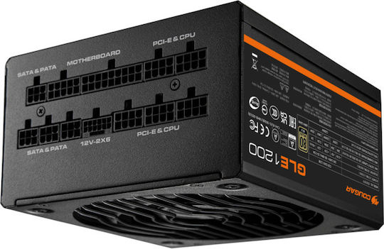 Cougar CGR GLE-1200 1200W Μαύρο Τροφοδοτικό Υπολογιστή Full Modular 80 Plus Gold