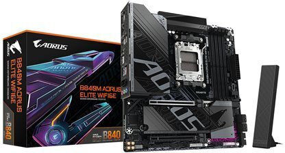 Gigabyte B840M Aorus Elite WIFI6E Motherboard Micro ATX με AMD AM5 Socket