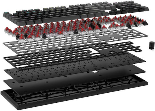 Corsair K70 Core RGB Gaming Mechanical Keyboard with Corsair MLX Red switches and RGB lighting (English US) Carbon Gray