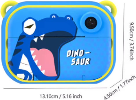 TS04374-3 Instant Kids Детски Фотоапарат 12МР с Термален Печат Син