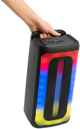 Ibiza Sound Karaoke Speaker With Wireless Microphone And Lighting Effects SIGMA40 Black
