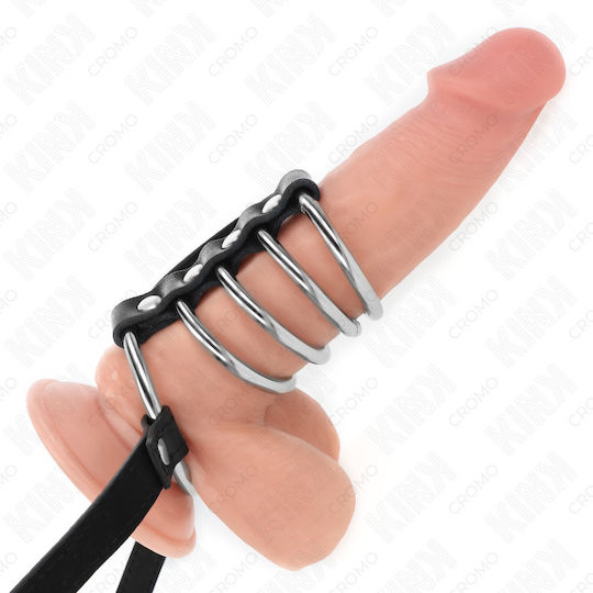 Kink Inel Cock Metalic Negru