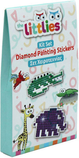 Littlies Craft Set Diamond Painting Stickers 3 Designs 1 Piece