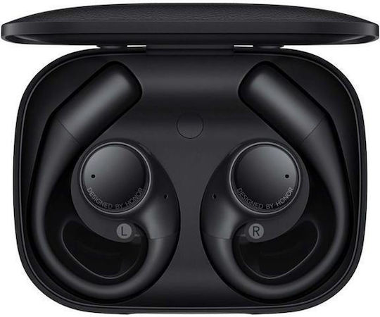 Honor Earbuds Open Bluetooth Handsfree Căști cu Rezistență la Transpirație și Carcasă de Încărcare Polar Black