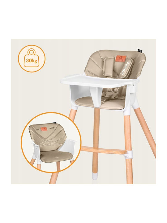 Lionelo Koen Καρεκλάκι Φαγητού 2 in 1 Beige Sand