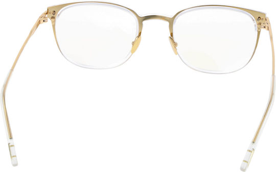 Tom Ford Optical Frame Ft5694-b 030 52 Titanium & Blue Filter