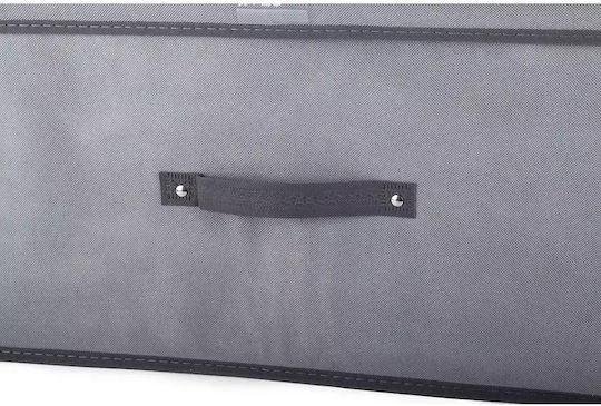 Verk Group Fabric Storage Box for Clothes Shoes in Grey Color 60x45x30cm