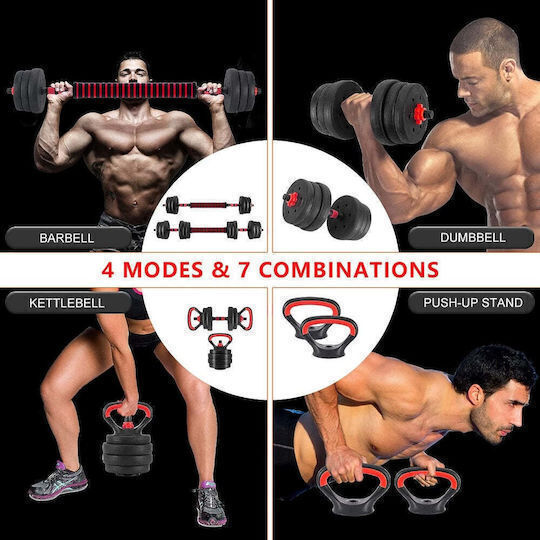 XF30 Set de gantere cu Bară Greutate totală 30kg