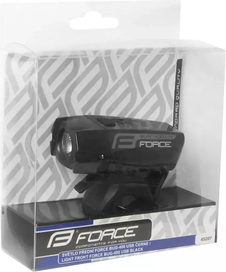 Force Bug-400 Επαναφορτιζόμενο Εμπρόσθιο Φως Ποδηλάτου
