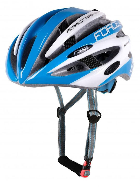 Force Fahrradhelm Straße Blau