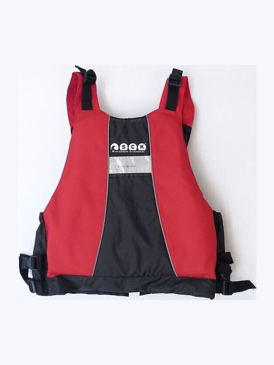 SCK Adults Life Jacket for Water Sports Red