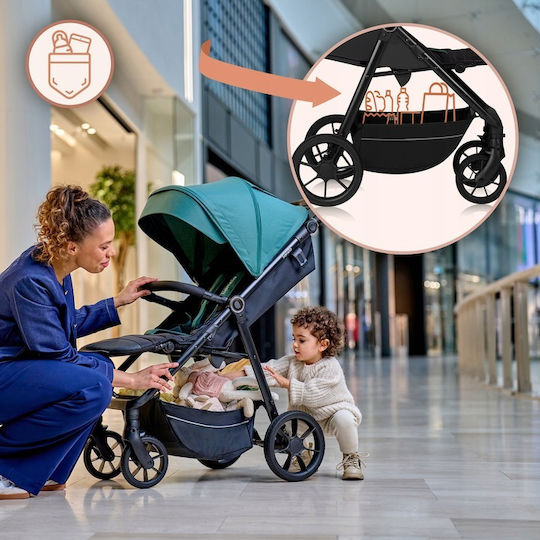 Lionelo Mira Cărucior pentru Bebeluși Potrivit de la 6+ Luni Gri Grafit 10.5kg