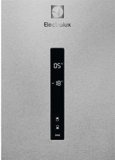Electrolux Ψυγειοκαταψύκτης 331lt NoFrost Υ186xΠ59.5xΒ65εκ. Inox LNC7ME32X3
