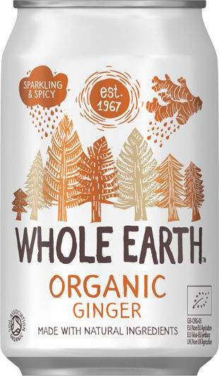 Whole Earth Αναψυκτικό με Ανθρακικό, Χωρίς Ζάχαρη, Βιολογικό 330ml