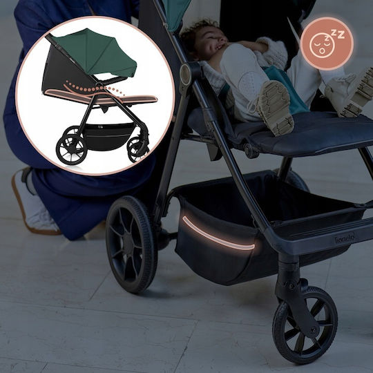 Lionelo Mira Καρότσι Μωρού Kατάλληλο από 6+ Mηνών Green Emerald 10.5kg