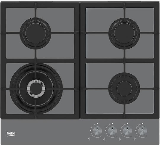 Beko Εστία Υγραερίου Αυτόνομη 58.5x52.4εκ. Γκρι