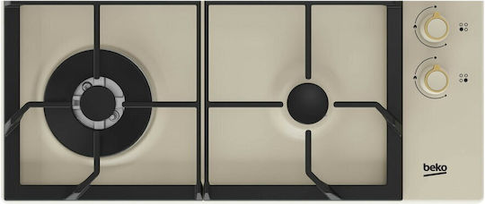 Beko Gaskochfeld Autonom 58x51εκ. Beige
