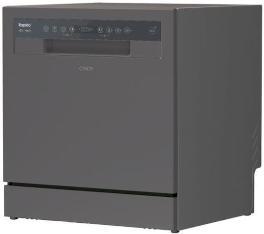 Candy Freestanding Dishwasher with Wi-Fi for 8 Place Settings W55xH59.5cm Gray
