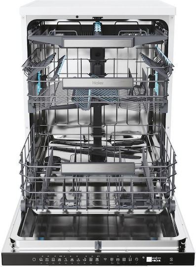 Haier Freestanding Dishwasher with Wi-Fi for 14 Place Settings W60xH85cm White