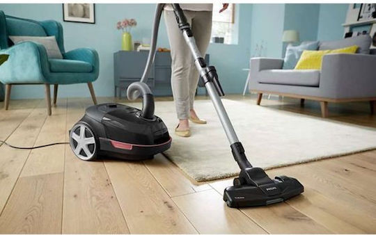 Philips XD5123/10 Vacuum Cleaner 900W Bagged 4lt Black