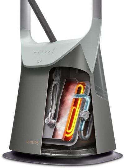 Philips All-in-One 8500 Series Ατμοκαθαριστής Ρούχων Δαπέδου 2200W με Δοχείο 1.2lt Γκρι
