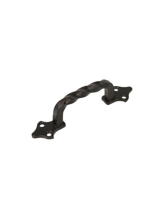 Amig 1002 Handgriff Möbelgriff aus Metallisch Black mit Zentrenabstand 90mm 6908 1Stück