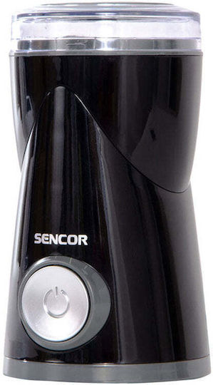 Sencor Ηλεκτρικός Μύλος Καφέ 150W με Χωρητικότητα 50gr Μαύρος