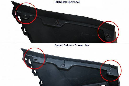 Bumper Față Audi A3 8V 11-16 Sedan Cabrio Rs3 Look