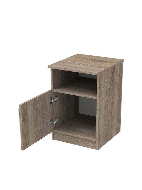 Κομοδίνο Galdi Ξύλινο Καφέ 40x45x60cm 361-000034