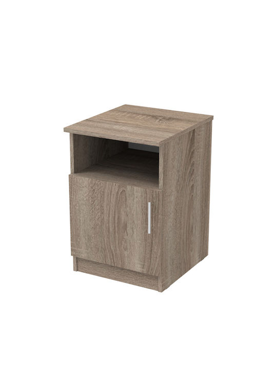 Κομοδίνο Galdi Ξύλινο Καφέ 40x45x60cm 361-000034