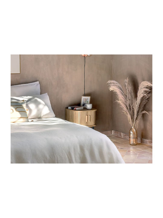 Nachttisch Colva Beige 40x40x53cm