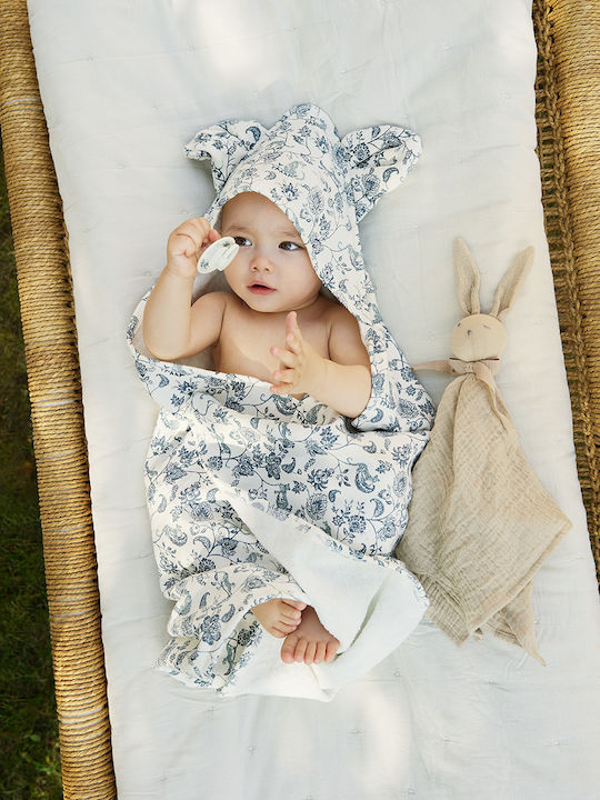 Elodie Details Baby Bath Towel-Bathrobe Hooded Toile 75x75cm