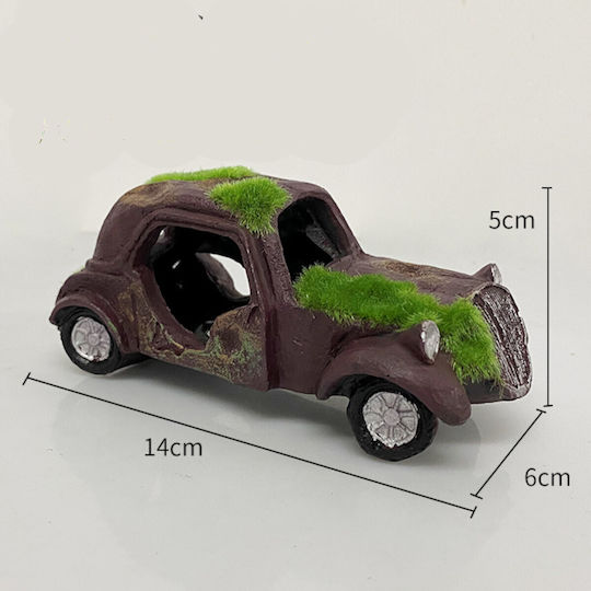 Epigasos Aquarium Decoration Car 14*6*5cm
