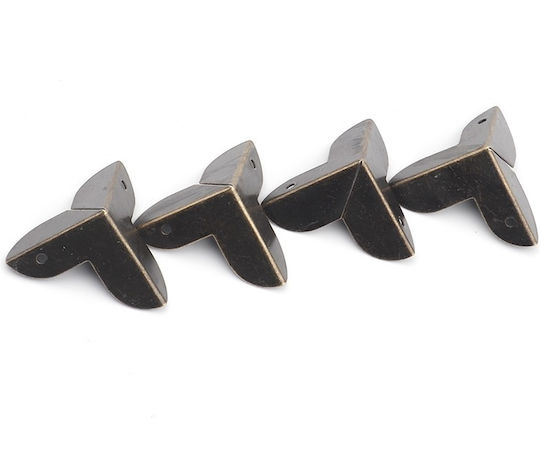 Metallische Ecken Set 8 Stück 22x22mm