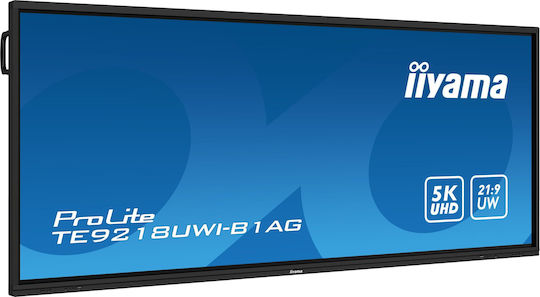 Iiyama TE9218UWI-B1AG Afișaj Public LCD VA 4K UHD 92" Cu Ecran Tactil