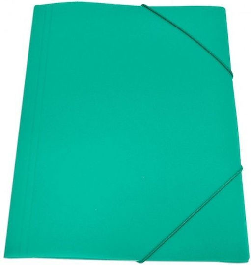 Plastic File Folder with Rubber Band Flap 25x35