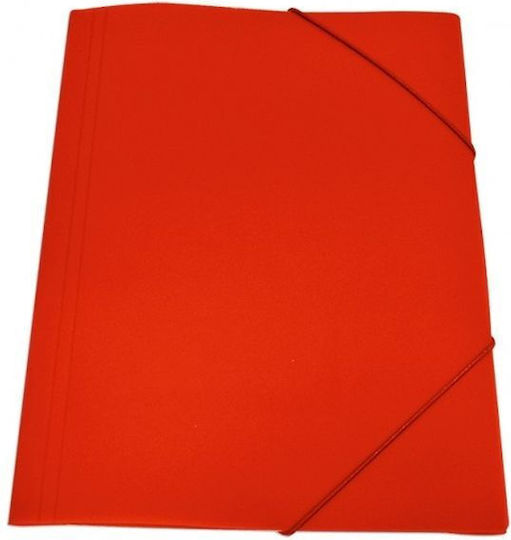 Plastic File Folder with Rubber Band Flap 25x35