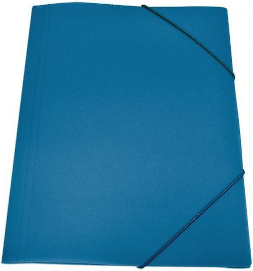 Plastic File Folder with Rubber Band Flap 25x35