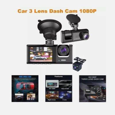 Автомобилна DVR камера 1080P с дисплей за Паркет със смукателна чаша