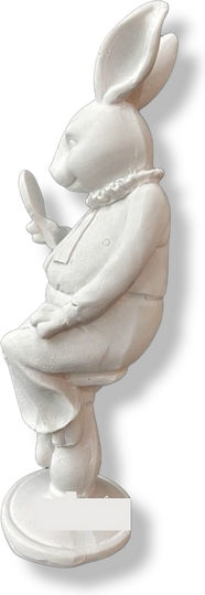 Decorative Mirror Rabbit Resin 25x9 Cm