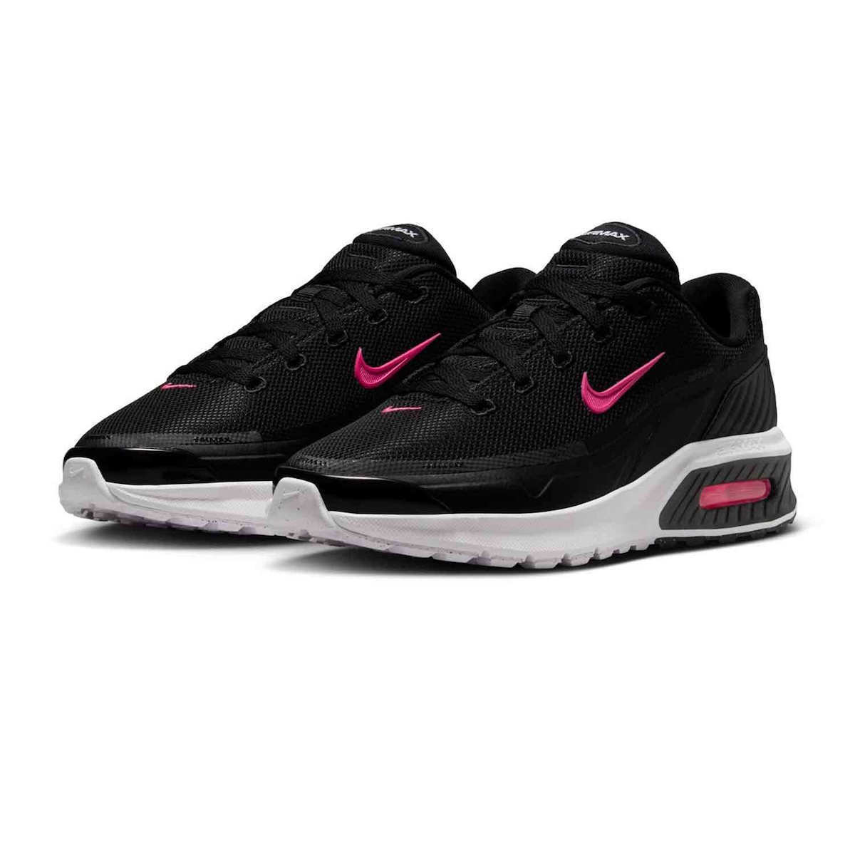 black and pink air max 200