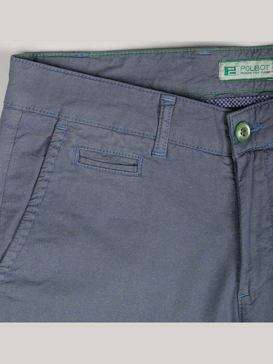 Pantaloni Chino Elastic Blue