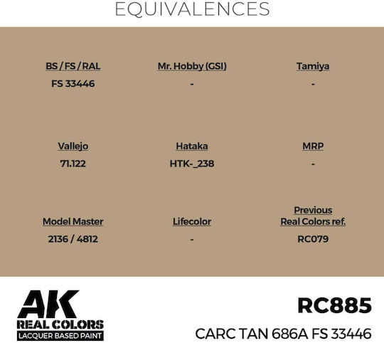 AK Interactive Model Making Paint Carc Tan 686a 17ml