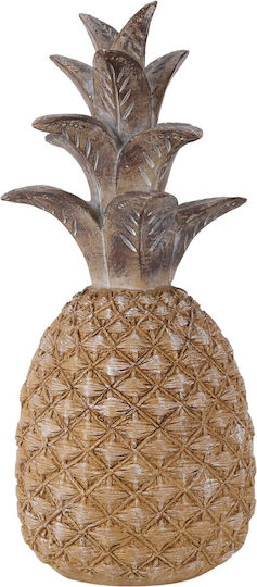Dekoratives Rattan Ananas Form 32,5x14,5x15cm