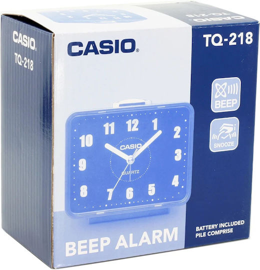 Casio Масов Часовник с Индикатори Черен TQ-218-1EF